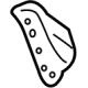 Ford HC3Z-9928261-A Rear Extension, Driver Side