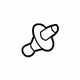 Ford -W710571-S439 Support Cylinder Ball Stud, Lower