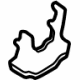 Ford LX6Z-78108A26-B Rail Reinforcement Lower Bracket, Passenger Side