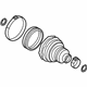 Ford C1BZ-3A331-C Outer Boot, Driver Side