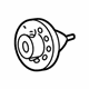Ford XF2Z-19805-FA Blower Motor, Rear