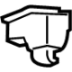 Ford LB5Z-7804132-AC Retainer, Sandstone