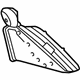 Ford CJ5Z-19893-AG Vent Louver, Satin Chrome, Inner Driver Side