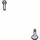 Ford -W712531-S431 Motor Mount Bolt
