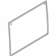 Ford BK3Z-6129711-V Front Glass, Gray Tint, Rear Center Driver Side
