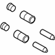 Ford 5L8Z-2L527-B Caliper Mount Retainer Kit, Front