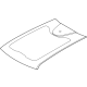 Ford LJ8Z-74500A18-B Sunroof Glass