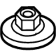 Ford -W718587-S440 Center Seat Belt Nut, Rear