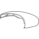 Ford LJ8Z-17D742-BAPTM Mirror Cover, Front Upper Passenger Side