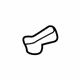 Ford 8L8Z-7861737-AB Handle, Front Driver Side