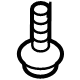 Ford -W715699-S450B Windshield Molding Bolt