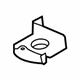 Ford 9L3Z-1662186-KA Track Cover, Charcoal, Rear Inner Passenger Side