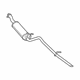 Ford 4L7Z-5230-A Muffler W/Tpipe, Front