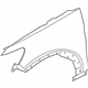 Ford LB5Z-16005-A Fender, Front Passenger Side