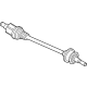 Ford K2GZ-4K139-A Axle Assembly, Rear Driver Side