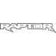 Ford ML3Z-9942528-AA Nameplate, Rear