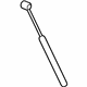 Ford LC3Z-16C826-A Lift Cylinder, Passenger Side