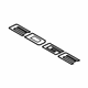 Ford KT4Z-5842528-M Nameplate, Rear