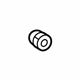 Ford EK4Z-6123040-A Lower Bracket Bushing, Passenger Side