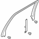Ford JL1Z-7825504-AA Window Molding, Rear Passenger Side