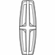 Ford LC5Z-8213-AA Emblem