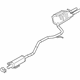 Ford 9E5Z-5230-K Muffler & Pipe, Front