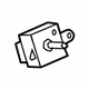 Ford F2UZ-19986-D Fan Switch, Front