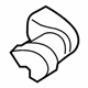Ford GN1Z-18490-C Heater Duct, Passenger Side