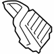 Ford GN1Z-19893-AB Vent Louver, Light Gray, Driver Side