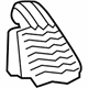 Ford GN1Z-19893-AA Vent Louver, Light Gray, Passenger Side