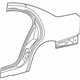 Ford 3W4Z-5427840-AA Quarter Panel, Outer Passenger Side