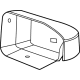 Ford M2DZ-17D742-D Mirror Cover, Molded Black, Front Passenger Side
