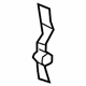 Ford 7C3Z-16796-A Hinge, Front Passenger Side
