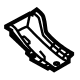Ford LX6Z-78101A58-A Crossmember Extension, Passenger Side