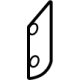 Ford HC3Z-99279D58-A Panel Extension Lower Reinforcement
