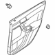 Ford 9S4Z-5427406-BB Door Trim Panel, Black, Rear Inner Passenger Side