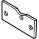 Ford PJ7Z-17A385-AA License Bracket, Front