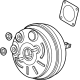Ford JX6Z-2005-T Brake Booster