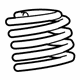 Ford 6R3Z-5310-F Coil Spring, Orange, Front