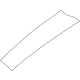 Ford LR3Z-9920000-BA Stripe Tape, Silver, Front Passenger Side