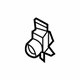 Ford HC3Z-2543432-C Lock Cylinder, Rear