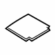 Ford GJ5Z-78045G34-AD Console Base Mat, Rear