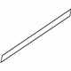 Ford 9L3Z-1625532-A Body Side Molding, Front Passenger Side