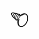 Ford -W702846-SS5JA Air Outlet Duct Rivet