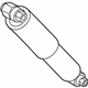 Ford KV6Z-18125-A Shock Absorber, Rear