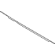 Ford LJ6Z-7825860-A Belt Molding, Black, Rear Passenger Side
