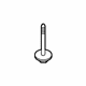 Ford -W720782-S439 Suspension Crossmember Front Bolt, Rear