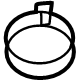 Ford -W527394-S444 Upper Hose Clamp