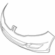 Ford DP5Z-17D957-ACPTM Bumper Cover, Front
