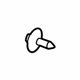 Ford -W715683-S442 Hinge Screw, Front Upper
